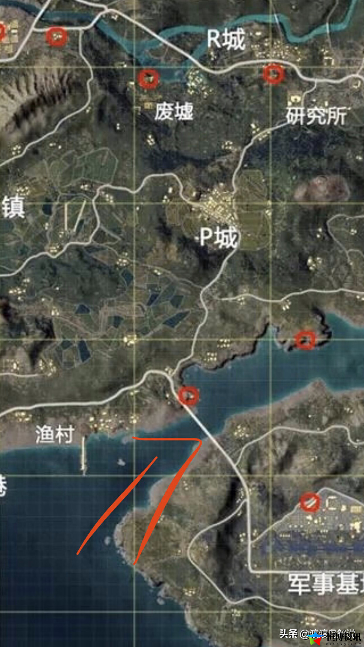和平精英十大狙击点位图_盘点海岛十大狙击点