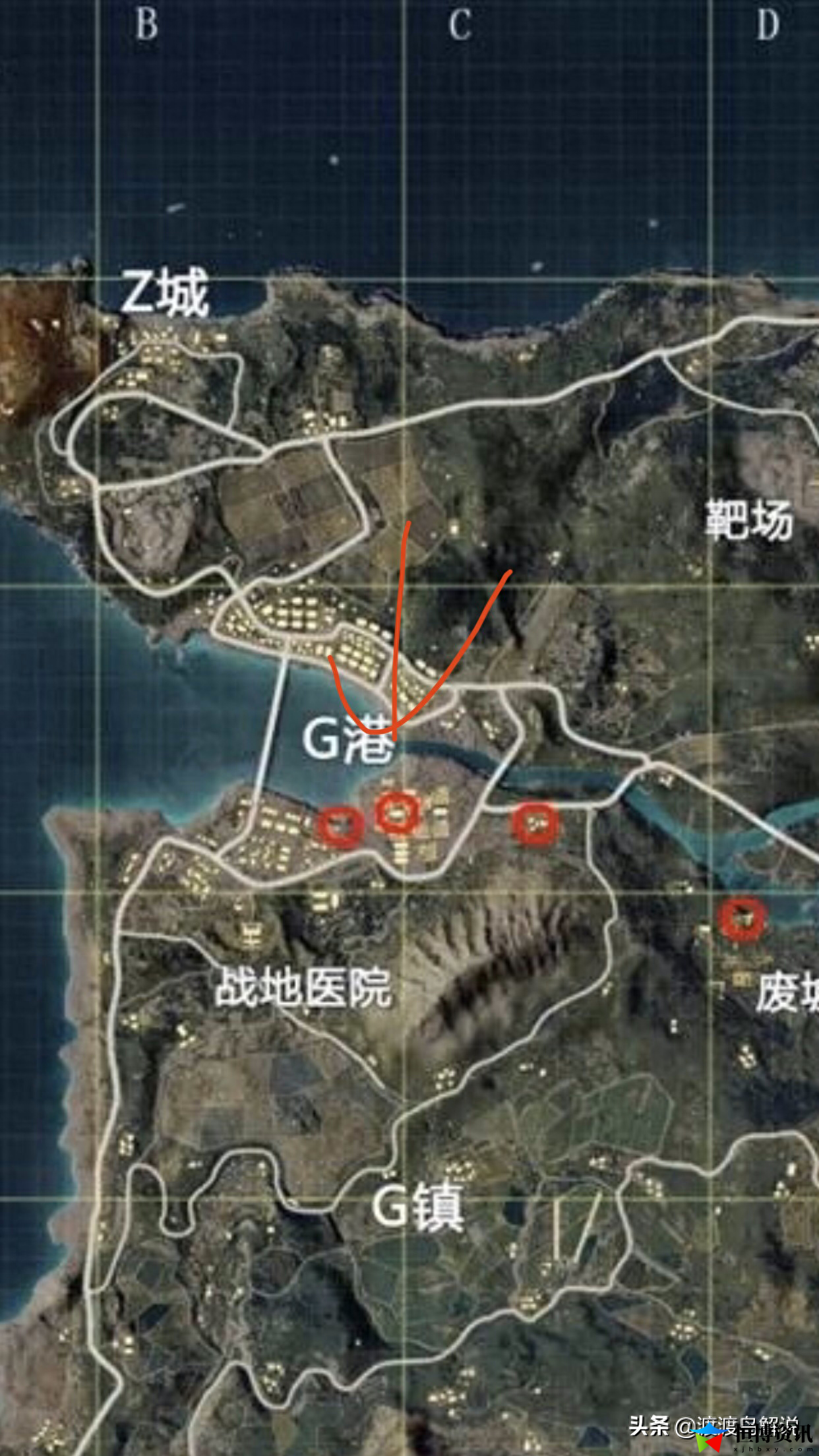 和平精英十大狙击点位图_盘点海岛十大狙击点