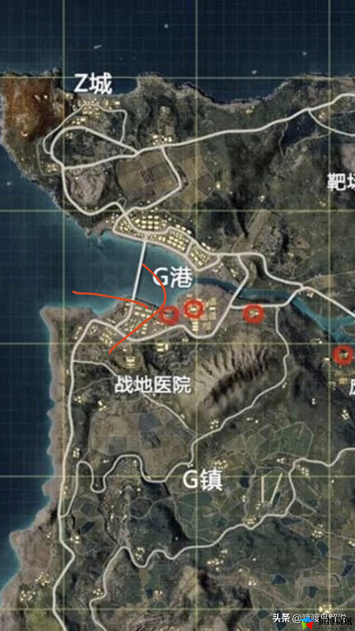 和平精英十大狙击点位图_盘点海岛十大狙击点
