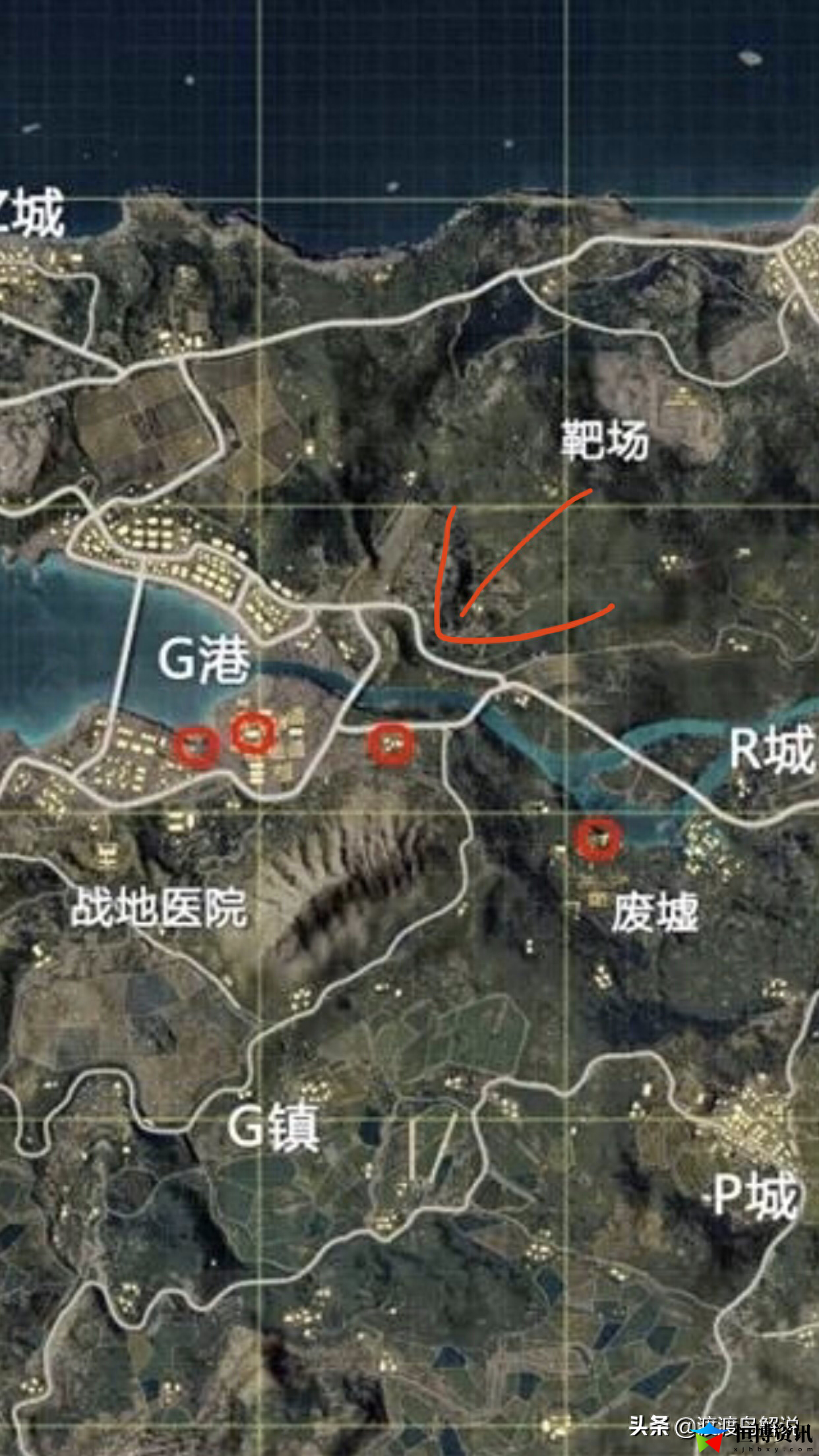 和平精英十大狙击点位图_盘点海岛十大狙击点