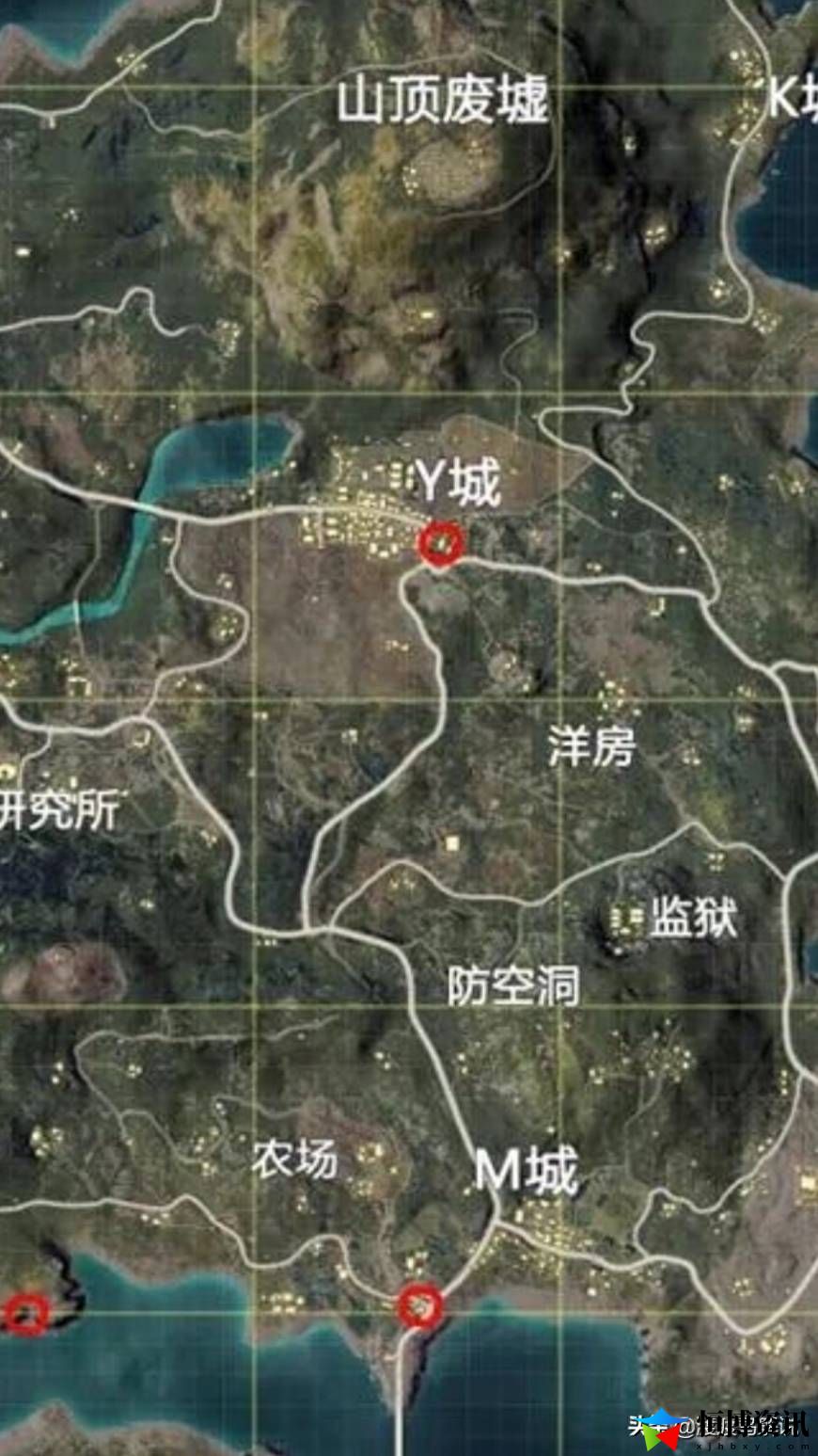 和平精英十大狙击点位图_盘点海岛十大狙击点