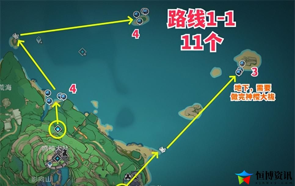 原神海灵芝位置图_枫原万叶突破材料海灵芝收集路线