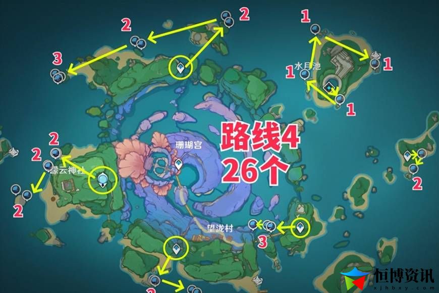 原神海灵芝位置图_枫原万叶突破材料海灵芝收集路线