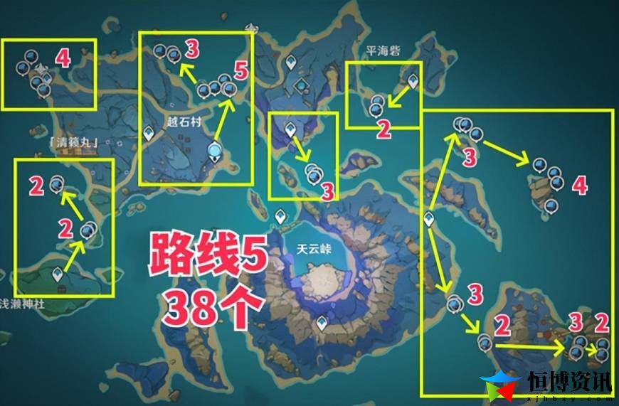 原神海灵芝位置图_枫原万叶突破材料海灵芝收集路线