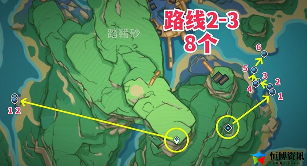原神海灵芝位置图_枫原万叶突破材料海灵芝收集路线