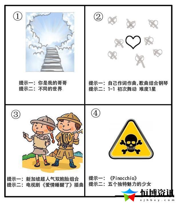 疯狂猜歌四个字歌名答案大全_经典曲目答案